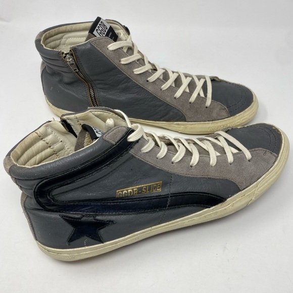 Golden Goose Slide high-tops - euro size 45 - great condition - repaired heel - Picture 3 of 16
